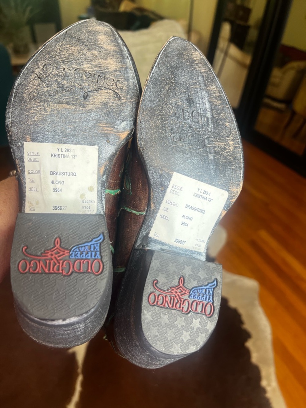 OLD GRINGO YIPPEE KIYAY COLLECTION COWBOY BOOTS - Picture 10 of 12